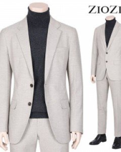 [지오지아] 헤링본 패턴 캐주얼 셋업 수트 (ABA4KG1101_ABA4PP1101)