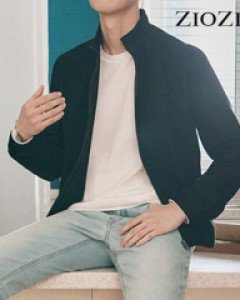 [지오지아] 이태리 누벅 양가죽 스탠카라 점퍼 (AAB1LJ1101)