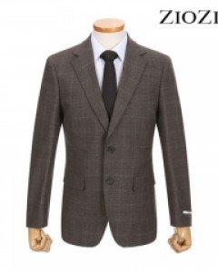 [지오지아] 레귤러 브라운 멀티 체크 데일리 정장자켓 (ABB1SB1204_BR)