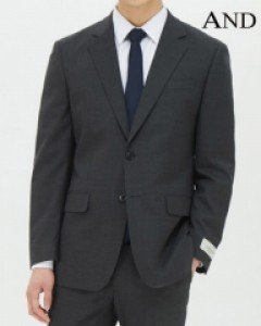 [ANDZ by ZIOZIA] 슬림 그레이 2버튼 싱글 데일리 정장자켓 (BZB1SB1201_GR)