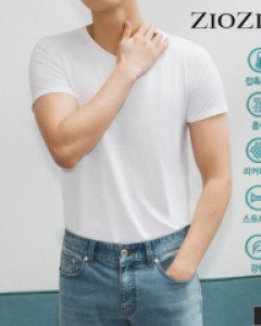 [지오지아] 쿨데이 크루넥 반팔 티셔츠 (ABA2US1101)