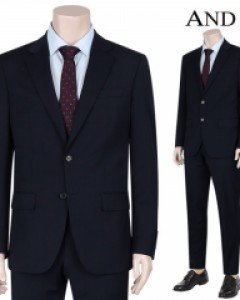 [ANDZ by ZIOZIA] 네이비 이모션임팩트 솔리드 정장세트 (BZA5SB1301_BZA5SP1301_NV)