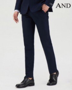 [ANDZ by ZIOZIA] 네이비 투톤 컬러 정장팬츠 (BZA2SP1303)