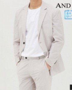 [한정수량][ANDZ by ZIOZIA] 씨어서커 아이스 자켓 (BLA2KG1053)