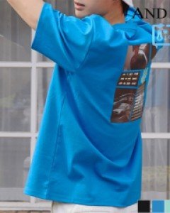 [LAST ONE][ANDZ by ZIOZIA] [LAST SIZE 95,100]그래픽 오버핏 반팔 티셔츠 (BZB2TR1221)