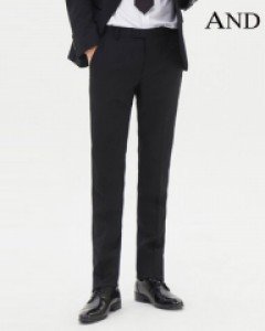 [ANDZ by ZIOZIA] 블랙 클래식 사계절 정장팬츠 (BZA5SP1301_BK)