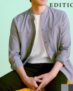 [LAST ONE][에디션] V라인 셔츠형 아우터 (NEA2JJ1902)