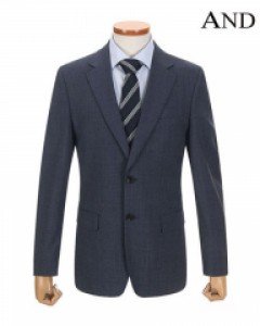 [ANDZ by ZIOZIA] 블루 투톤 크레이프 쿨맥스 정장자켓 (BZA2SB1203)