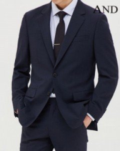 [ANDZ by ZIOZIA] 네이비 투톤 크레이프 쿨맥스 정장자켓 (BZA2SB1202)