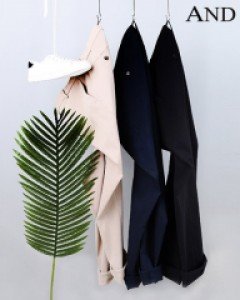 [ANDZ by ZIOZIA] 슬림핏 사이드 밴딩 슬랙스 (BZA2PP1181)