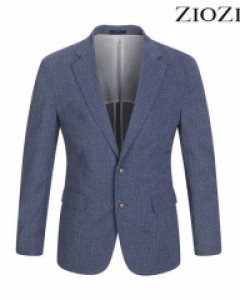 [지오지아] 멜란지 블루 경량 캐주얼 자켓 (AAZ2KG1604)