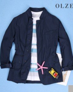 [올젠] 메쉬안감 여름 경량 사파리 점퍼 (ZOA2KG1101)