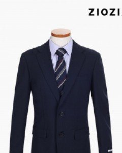 [지오지아] 슬림 네이비 글렌체크 데일리 정장자켓 (ABA2SB1204)