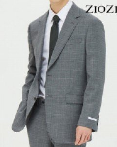 [지오지아] 레귤러 체크믹스 데일리 정장자켓 (ABB2SB1204)
