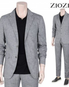 [지오지아] 그레이 경량 데일리 셋업 수트 (AAA2KG1602_AAA2PP1602_LGR)