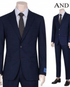 [ANDZ by ZIOZIA] 멜란지네이비 베이직 정장세트 (BZA2SB1301_BZA2SP1301)