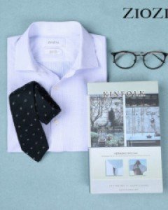 [LAST ONE][지오지아] 세미와이드 카라 드레스 반팔 셔츠 A (ABB2WD1201_A)