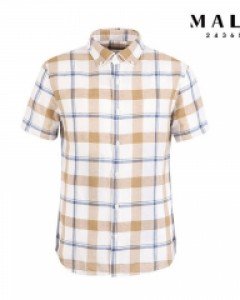 [매일24365] 마드라드 네이비 체크 반팔 셔츠 (VRZ2WC1356)