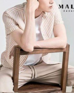 [매일24365] 심플스트라이프 반팔 셔츠 (VRZ2WC1331)