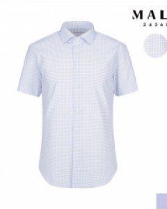 [매일24365] 슬림 스트레치 체크 반팔 드레스셔츠 (VSZ2WD1350)