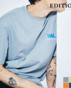 [에디션] 컬러 그래픽 반팔 티셔츠_B (NNB5TR1291_B)