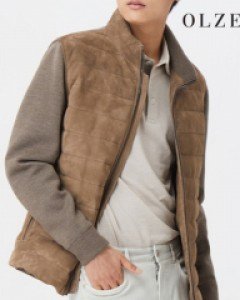 [올젠] 퀼팅 가죽 자켓 (ZRB3LJ1103)