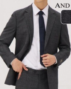 [LAST][ANDZ by ZIOZIA] 이모션 임팩트 그레이 잔체크 정장자켓 (BLA4SB1183)