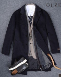 [이월][올젠] 쓰리버튼 캐시미어코트 (ZPB4CG1901)