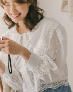 어쿠스틱 레이스 블라우스*2c