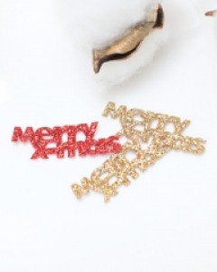 Merry X-mas 반짝이초음파 (35*10mm)
