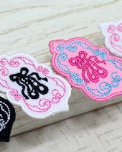레이디발레슈즈 아플리케 (27*46mm)