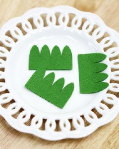 네잎꽃받침펠트 (45*30mm)