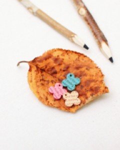 가죽영문클로버 (18mm)