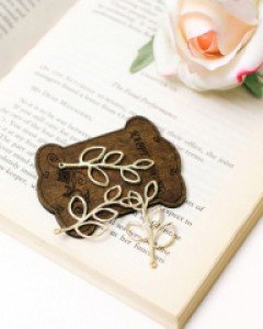 나뭇가지금속장식[골드유광] (19*37mm)