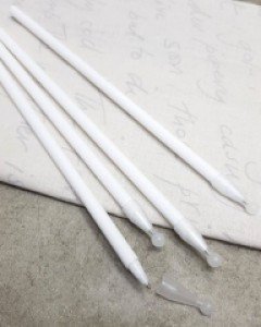 라운드슬림볼펜 (공예용) - 검정