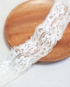 탄력 레이스 리본 원단 [112] (45mm)