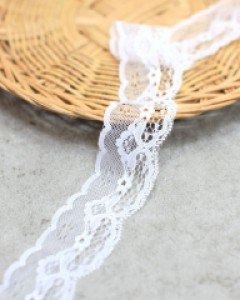 꽃무늬망사레이스 원단[222] (35mm)