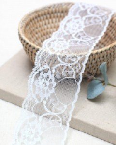 장미망사레이스 원단[236] (80mm)