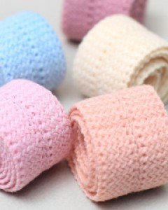 레인보우손뜨개 원단리본 (35mm)