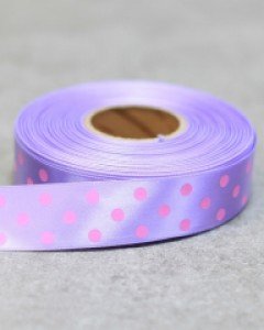 중보라/진핑크 공단-큰땡땡이 (25/40mm)
