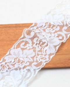 꽃무늬망사레이스 원단[311] (80mm)