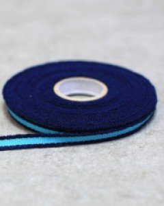 (초특가) 옥색-곤색 버블원단리본 (10mm 10마) 선물 포장리본 끈