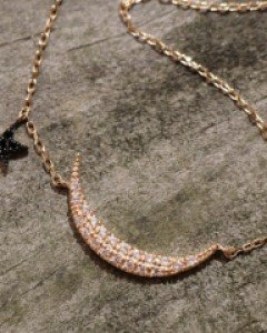 [E17N 12] 14k 달 그리고 별 스토리 목걸이