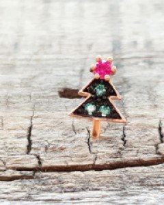 [E19E 67] 14k 트리 귀걸이(한짝)