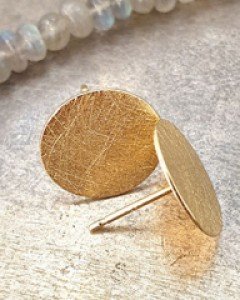 [E20SET 27E] 골드 팬던트 귀걸이