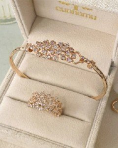 [E22SET 13] 14k 은하수 뱅글 팔찌&반지