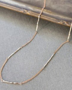 [E23N 04] 14k 핸드메이드 터치 체인