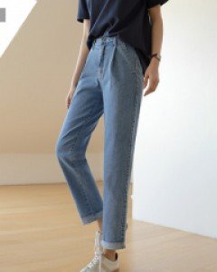 9DO0073JJ_와편해 가벼운 핀턱 롤업진