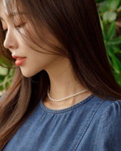 6DA27662HH_웬디 심플한 진주목걸이(5size)