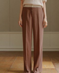 8DO0116KK_추팅 린넨 시크릿밴딩 슬랙스